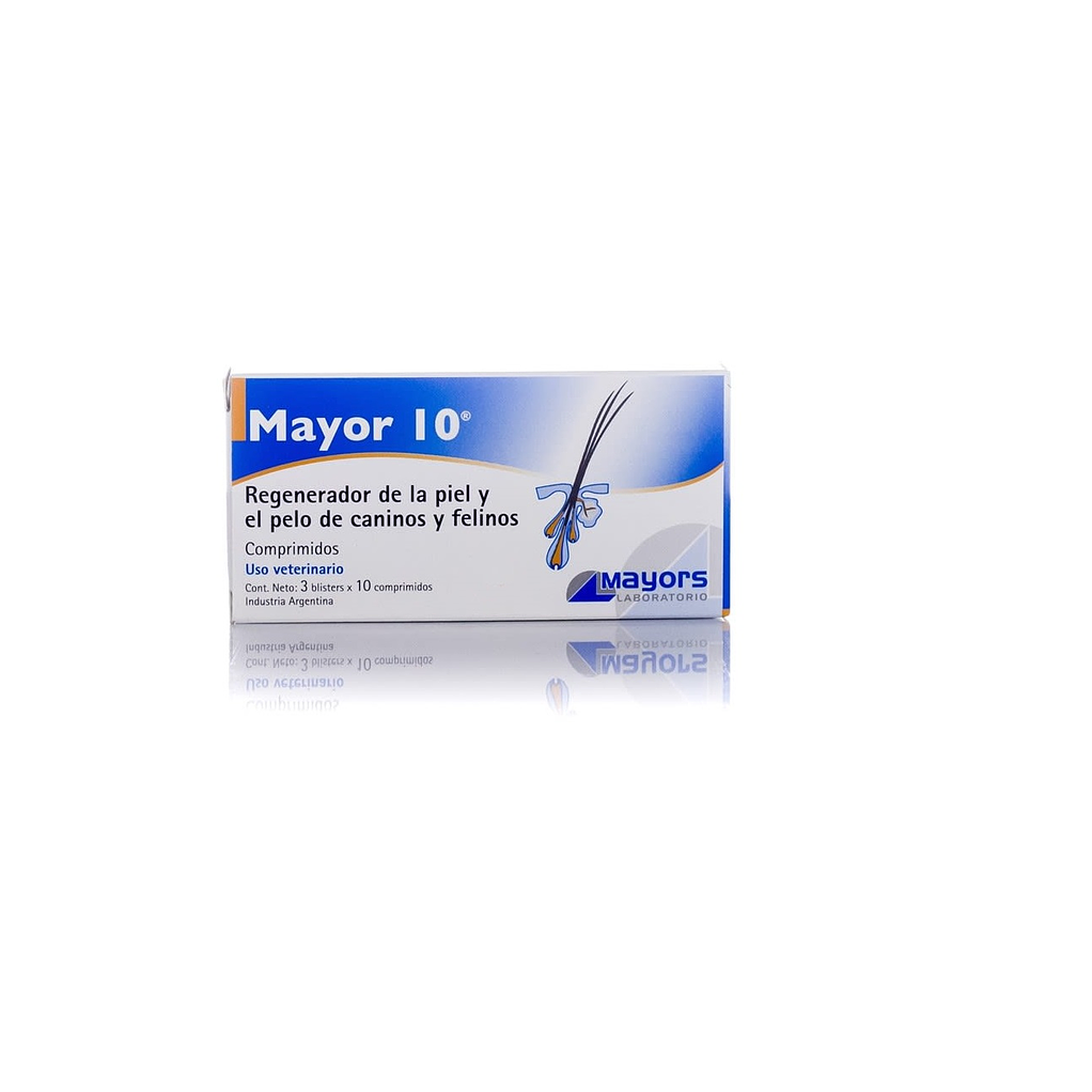 Mayor 10 Pelo Y Piel 30 Comp- Regenerador Para Gato Y Perros 1