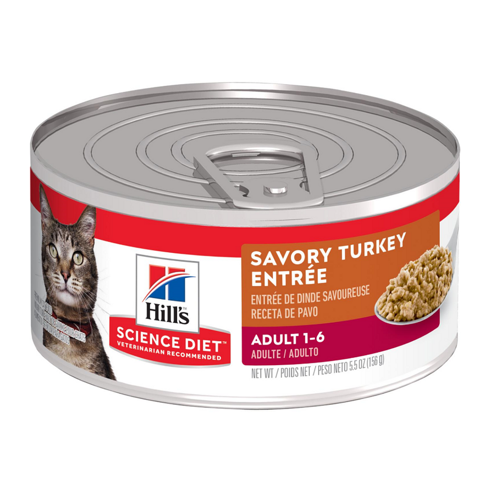Alimento Húmedo Hills para Gato Adulto Pavo 156grs 1