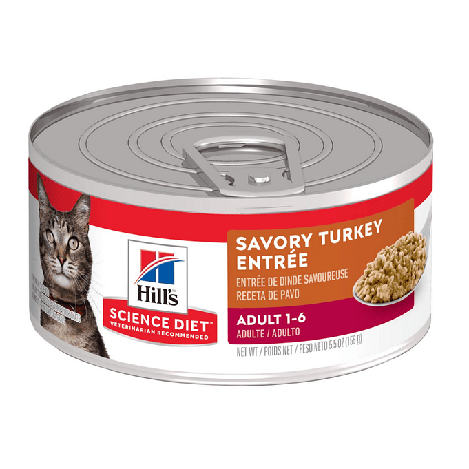 Alimento Húmedo Hills para Gato Adulto Pavo 156grs 1