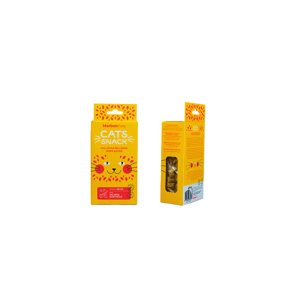 Galletas Cats Snacks Con Hierba Gatera Salmon con Pollo- Snack para Gato 2