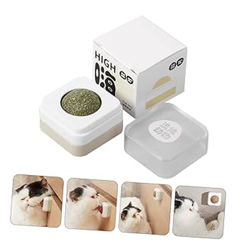 Bola De Hierba Gatera Giratoria Para Gatos 4