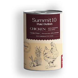 Alimento Summit 10 De Pollo con piña y manzana Para Perro 400gr