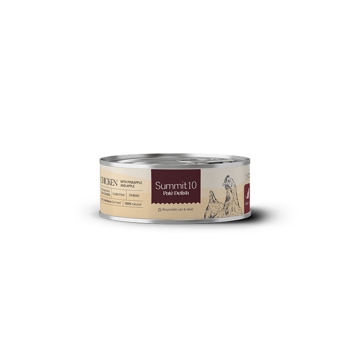 Alimento Summit 10-Pate Delish de Pollo con piña y manzana para Gato 85gr 1