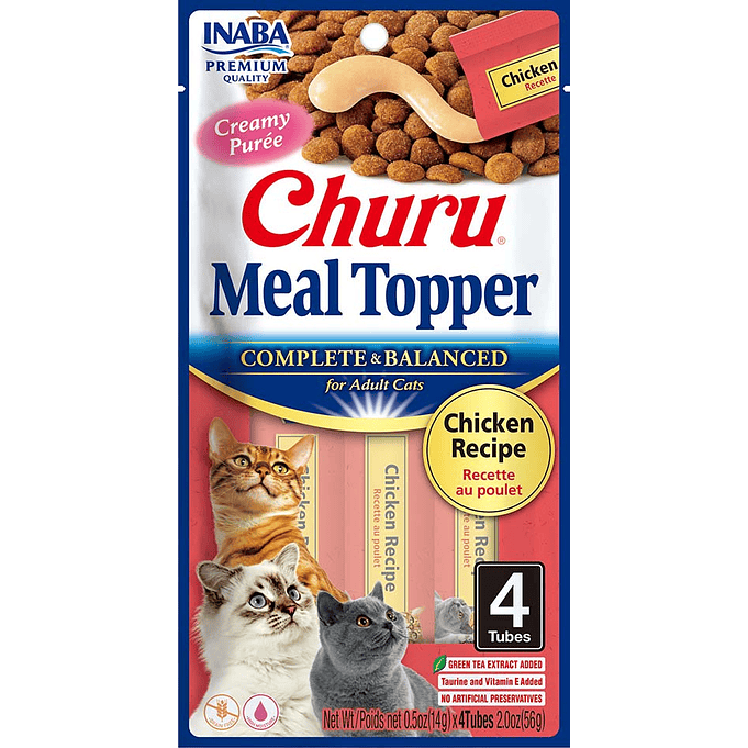 Churu para Gatos Meal Topper-Sabor Pollo 56gr 1