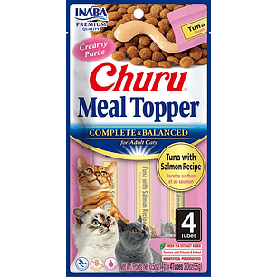 Churu para Gatos Meal Topper-Sabor atún y salmón 56gr