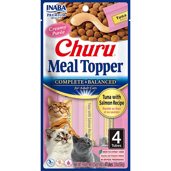 Churu para Gatos Meal Topper-Sabor atún y salmón 56gr 1