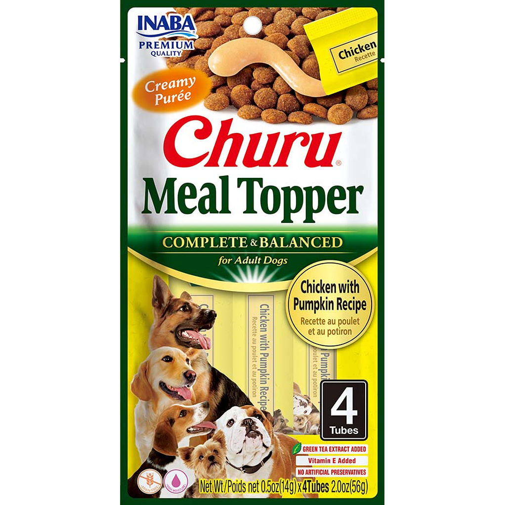 Churu Meal Topper De Pollo Con Calabaza Para Perro 56 Grs 1
