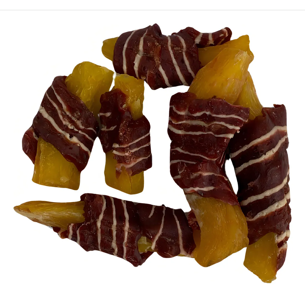 Snack para perro Papas Dulces Envuelta En Vacuno 100GR- Tasty Farm 2