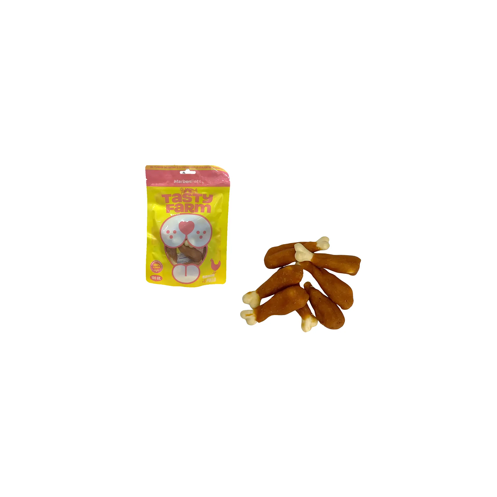 Snack para perros- Trutitos de Pollo con hueso de calcio 100gr- Tasty Farm 2