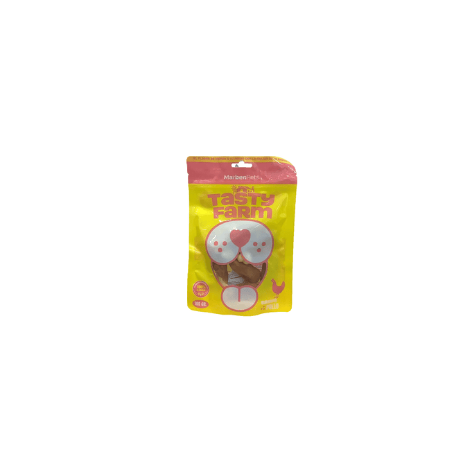 Snack para perros- Trutitos de Pollo con hueso de calcio 100gr- Tasty Farm 1
