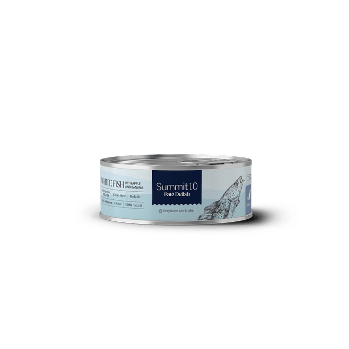 Alimento Summit 10 Pescado Blanco Lata Para Gato 85gr 1