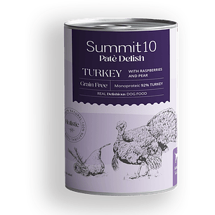 Alimento Humedo Para Perros Lata Summit 10 Delish Pavo 400gr