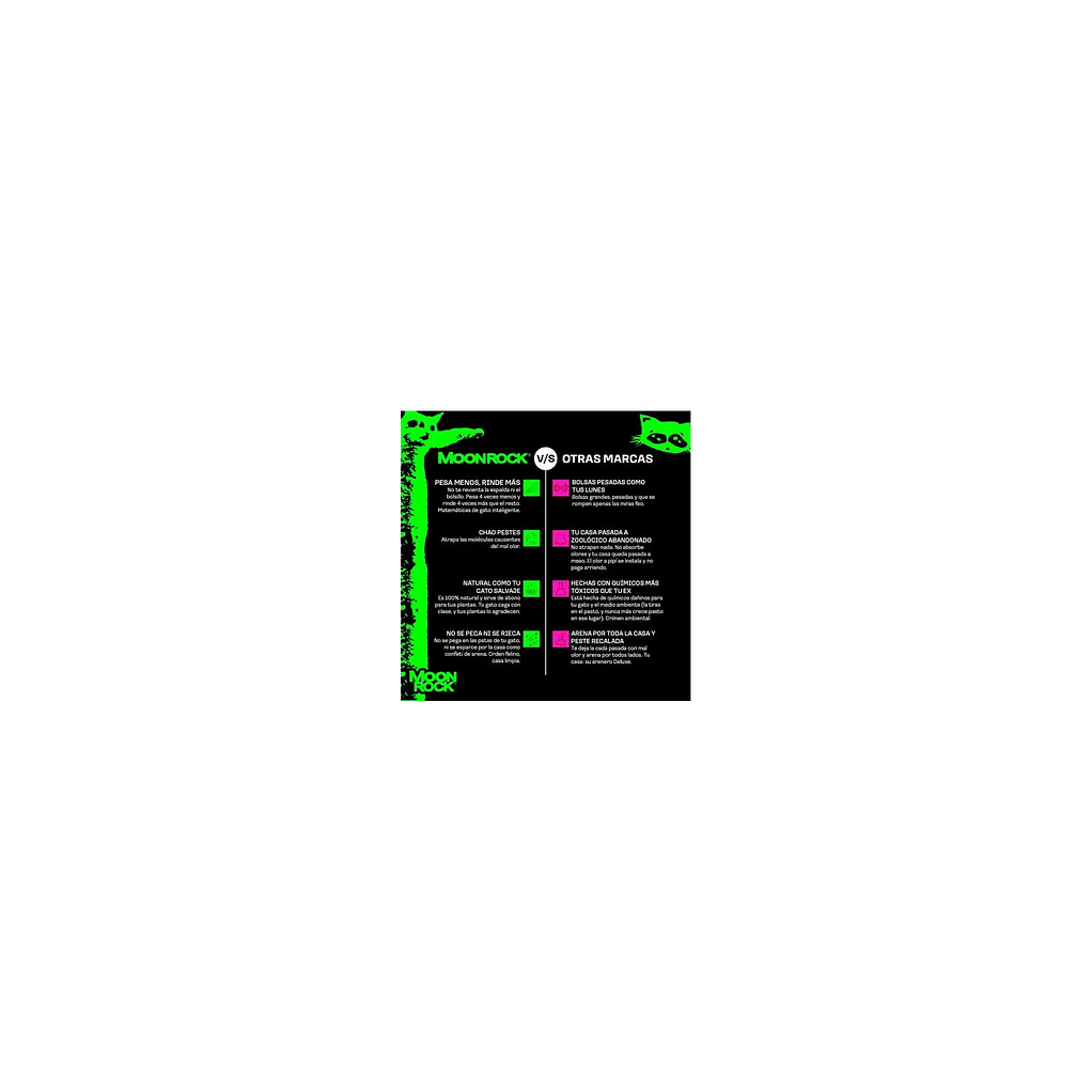  Arena para Gatos 3,6 Kg  Moonrock 2