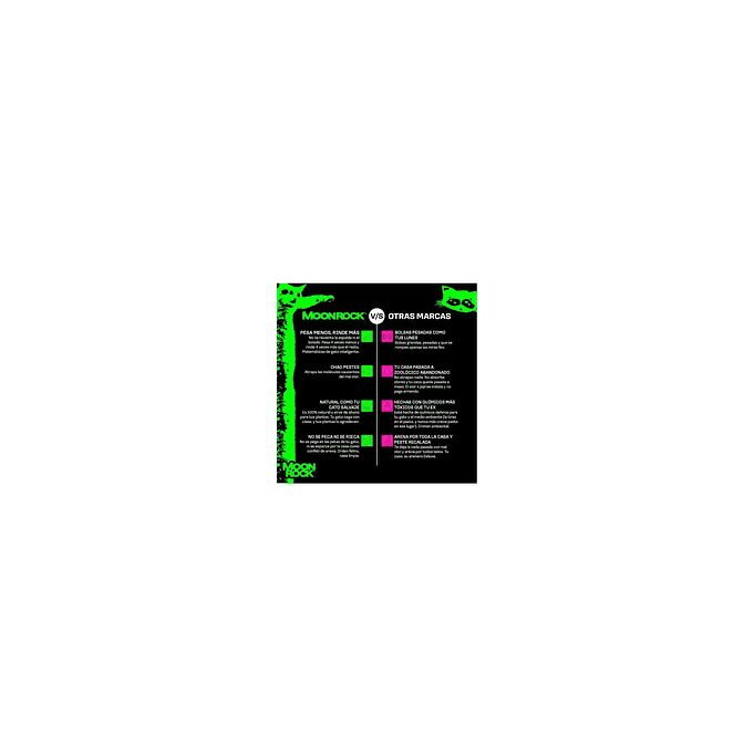  Arena para Gatos 3,6 Kg  Moonrock 2