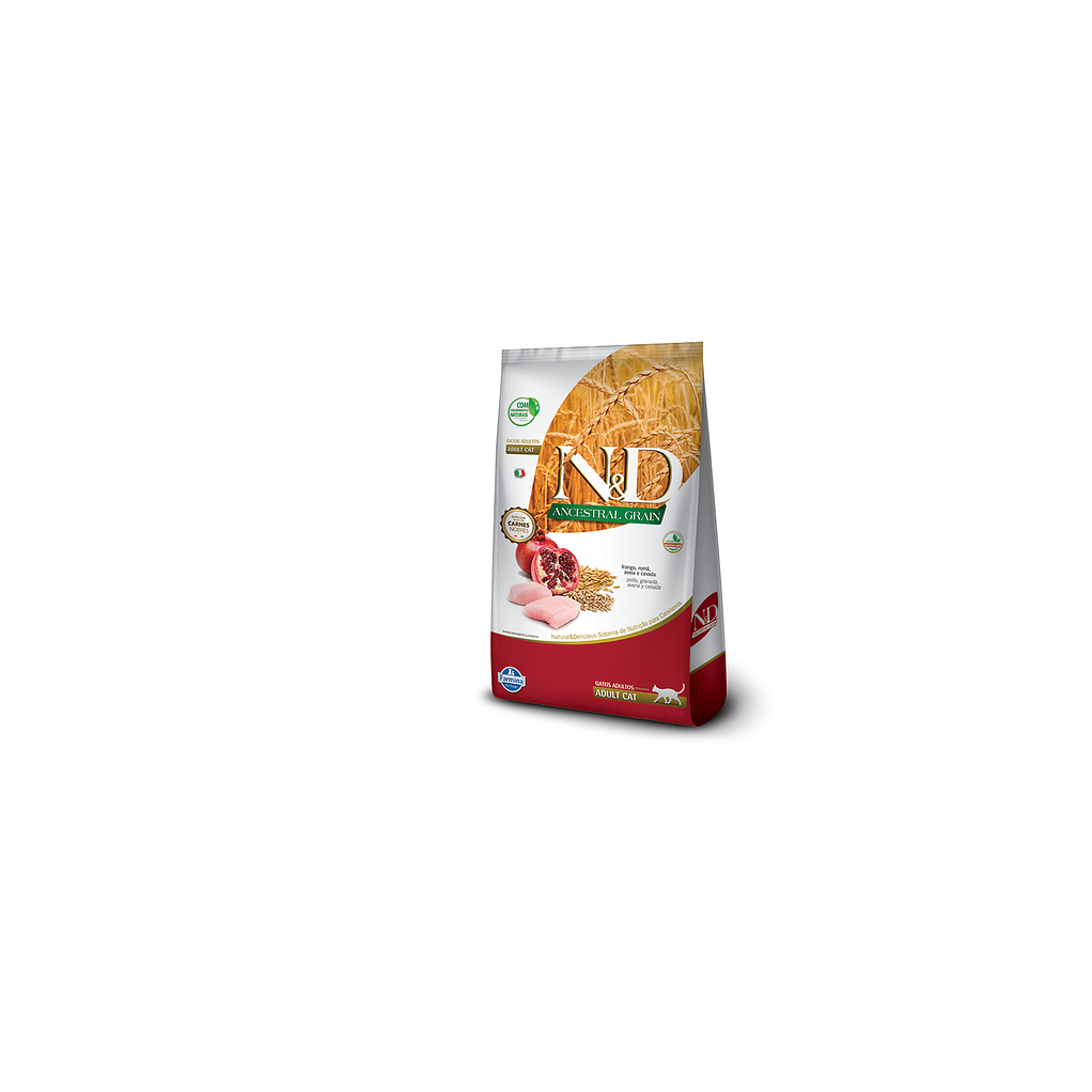 Alimento N&d Ancestral Gato Adulto Pollo Granada 1.5kg 1