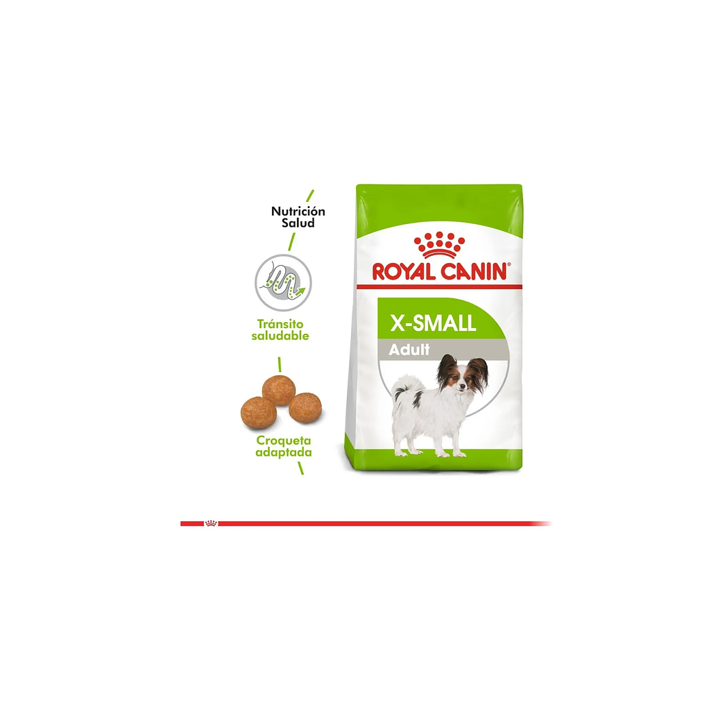  Alimento para Perros Mini Royal Canin X-small Adulto 2.5 Kg  3