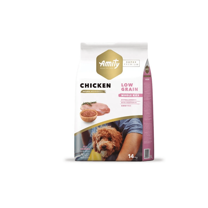 Alimento Para Perro Adulto Amity Pollo 14 Kg 1