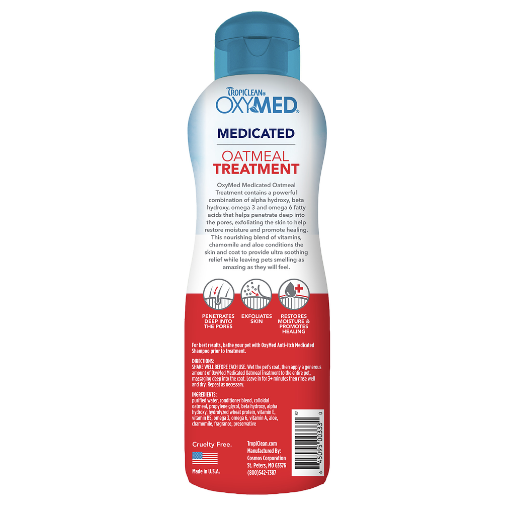 Acondicionador Oxymed Anti Picazon- Tropiclean 592ml 2