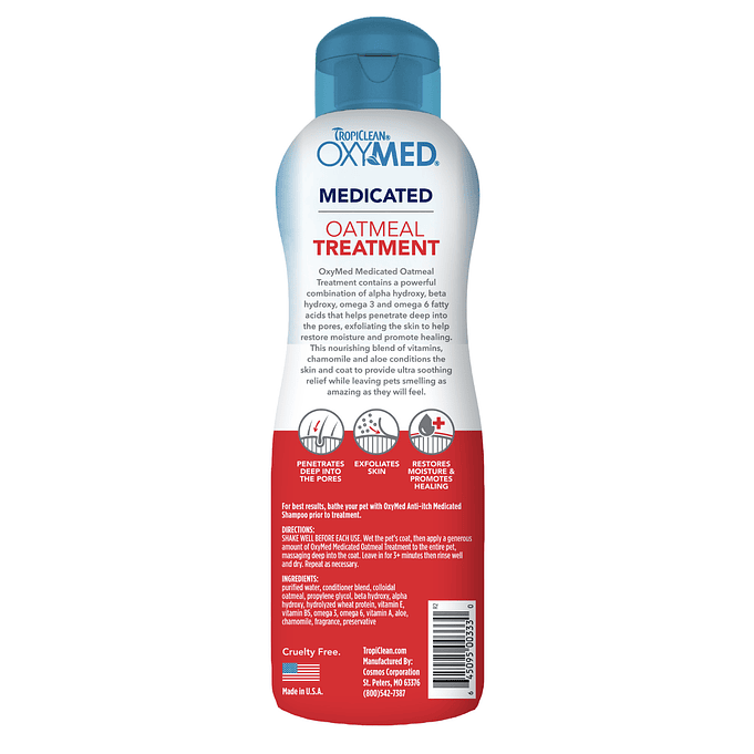 Acondicionador Oxymed Anti Picazon- Tropiclean 592ml 2