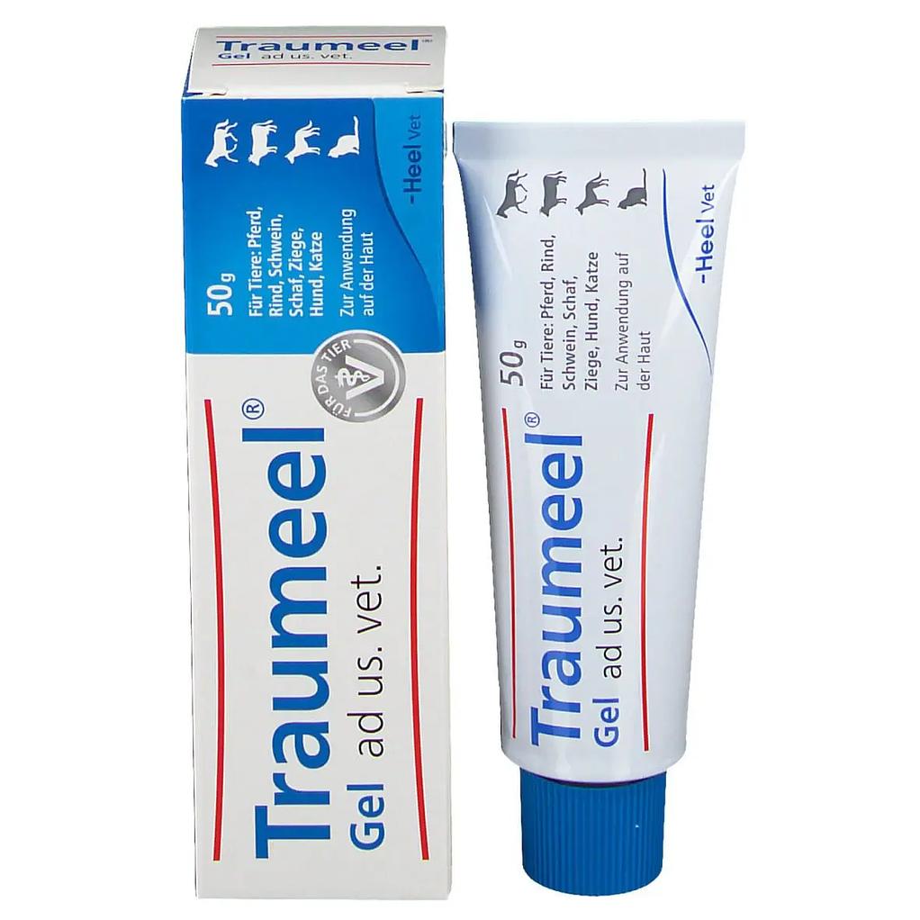 Traumeel Gel Para Dolor E Inflamación Perro/ Gato/Equino/Bovino 50g--VENCIMIENTO JUNIO 2026 1