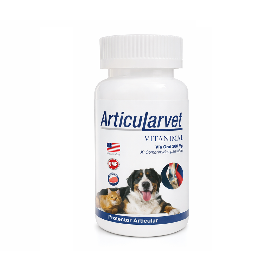 Articularvet Para Perro Gato Condroprotector 30comprimidos- Vitanimal 2