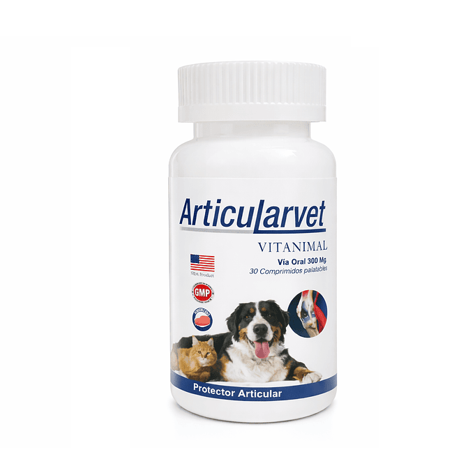 Articularvet Para Perro Gato Condroprotector 30comprimidos- Vitanimal 2