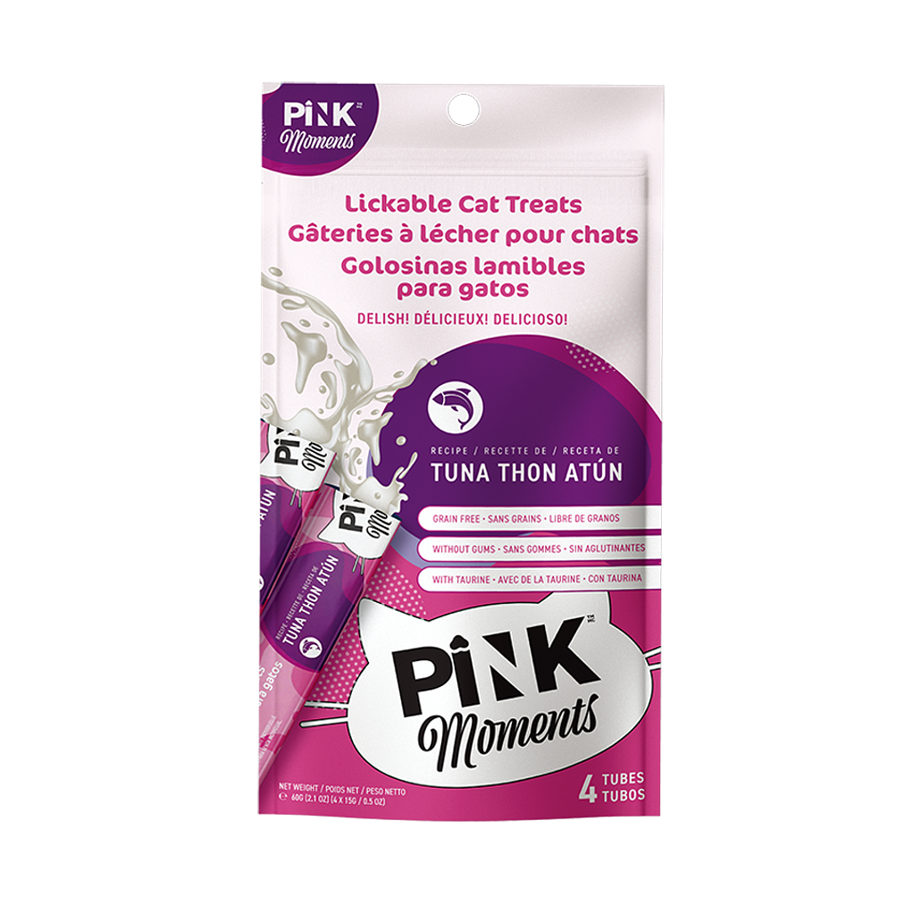 Snack para gato Pink Moments tipo churu Atun 60gr - 4 tubosX15gr 1