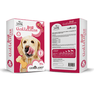Galletas Para Perros Sabor Carne 460gr Gerolamo