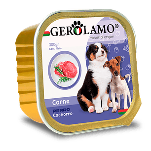 Alimento Humedo Pate para Cachorro Carne 300gr- Gerolamo