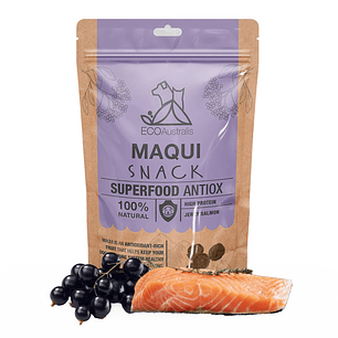 Snack Para Perro Maqui Antioxidante Ecoaustralis 80 Gr Libre De Granos