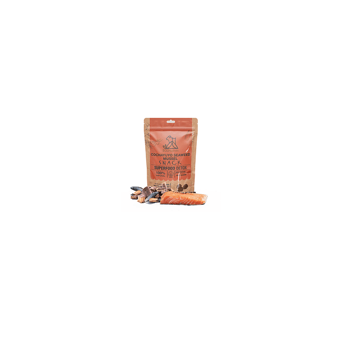 Snack Omega3 Y Minerals para perros - Cochayuyo Y Choritos 80 Grs  1
