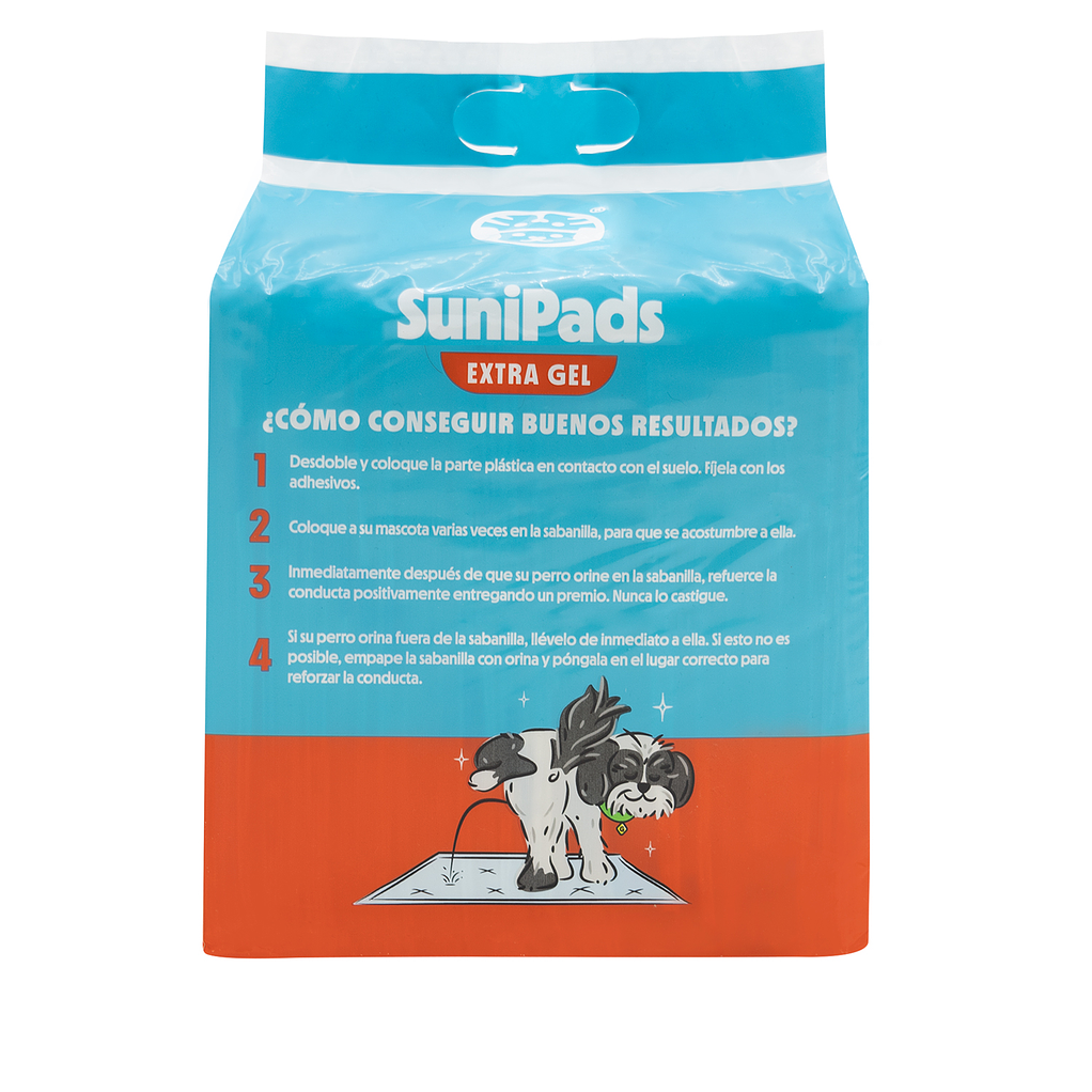 30 Pañales Sabanillas Perro 65x65cm + 5 Sabanillas Sunipet  3