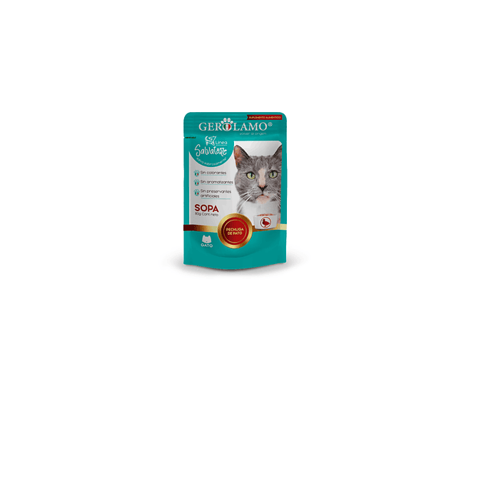 Sopa Para Gato De Pato Gerolamo 80gr 1