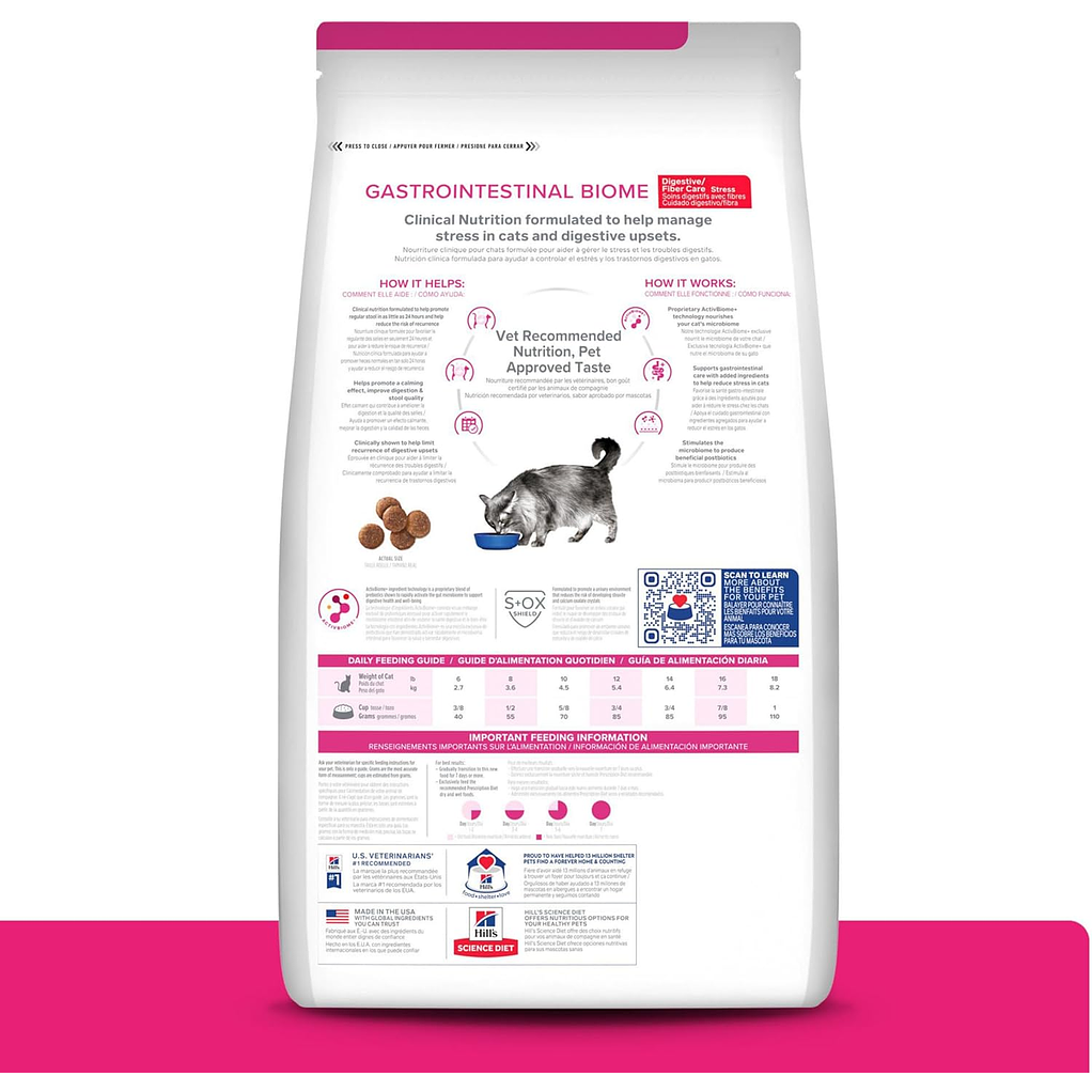Alimento para Gato Gastrointestinal Biome 1.81kg hill's 2