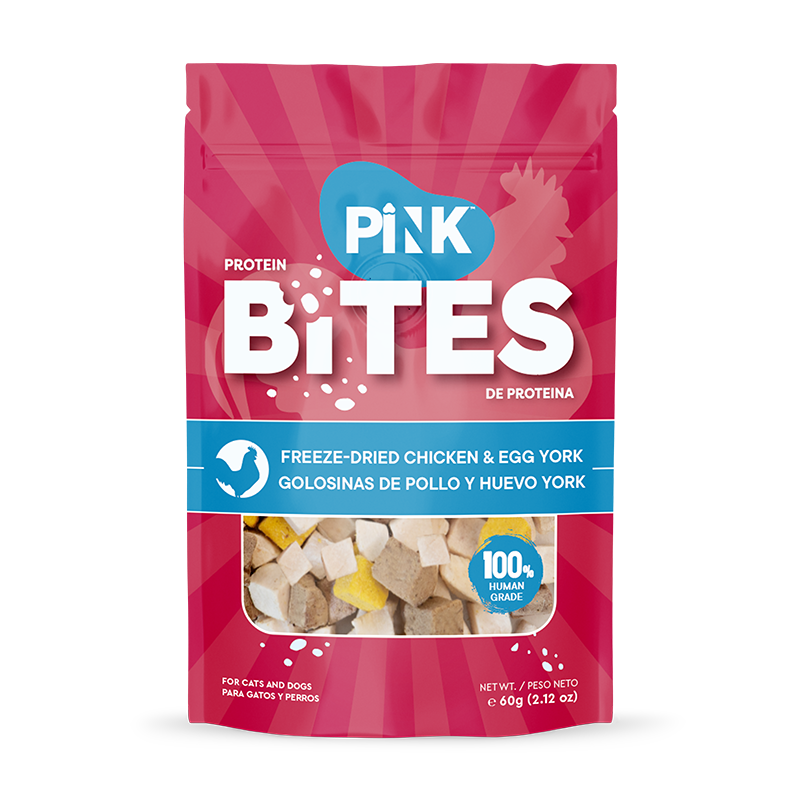 Bocaditos De Pollo Y Huevo Para Gatos y Perros- Proteina Bites 60gr