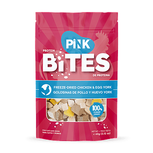 Bocaditos De Pollo Y Huevo Para Perros- Proteina Bites 60gr