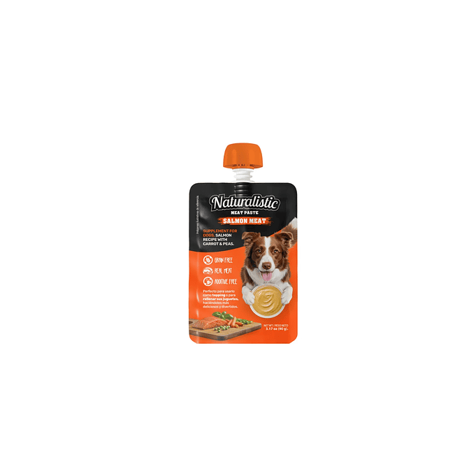 Snack para Perro-Pasta Naturalistic sabor salmon y atun 90g 1