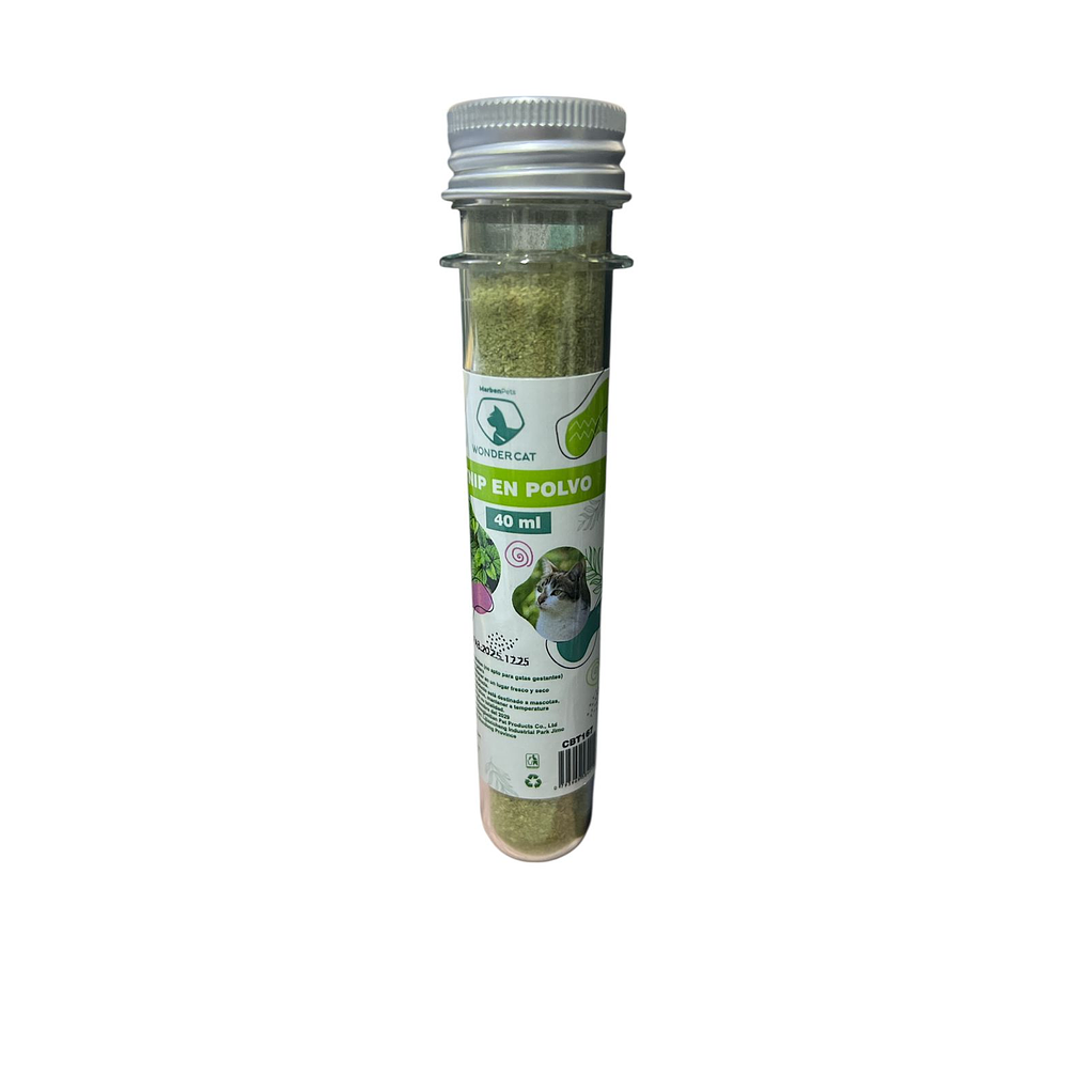 Hierba Gatera Catnip En Tubo 40ml Wonder Cat 1