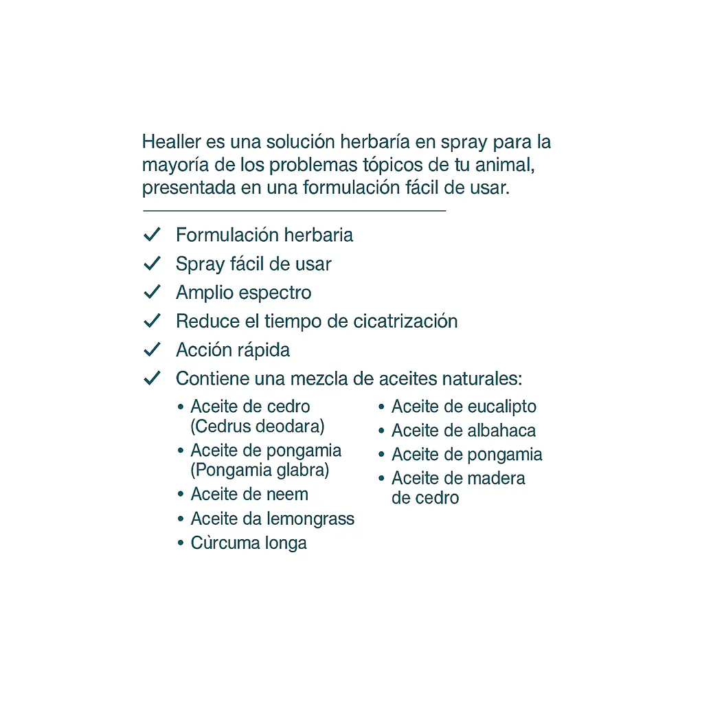 Healler Artevet Spray Tópico Dermatológico 100ml Mascotas 3