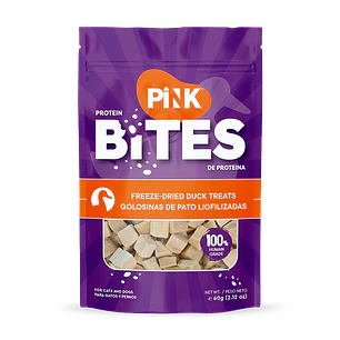 Bocaditos de Pato para perros y Gato 60gr Proteina Bites