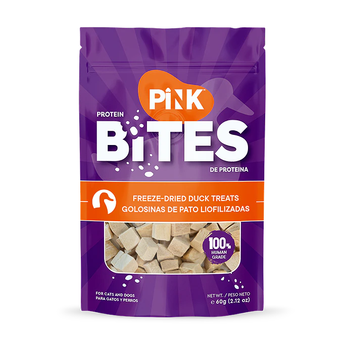 Bocaditos de Pato para perros y Gato 60gr Proteina Bites 1