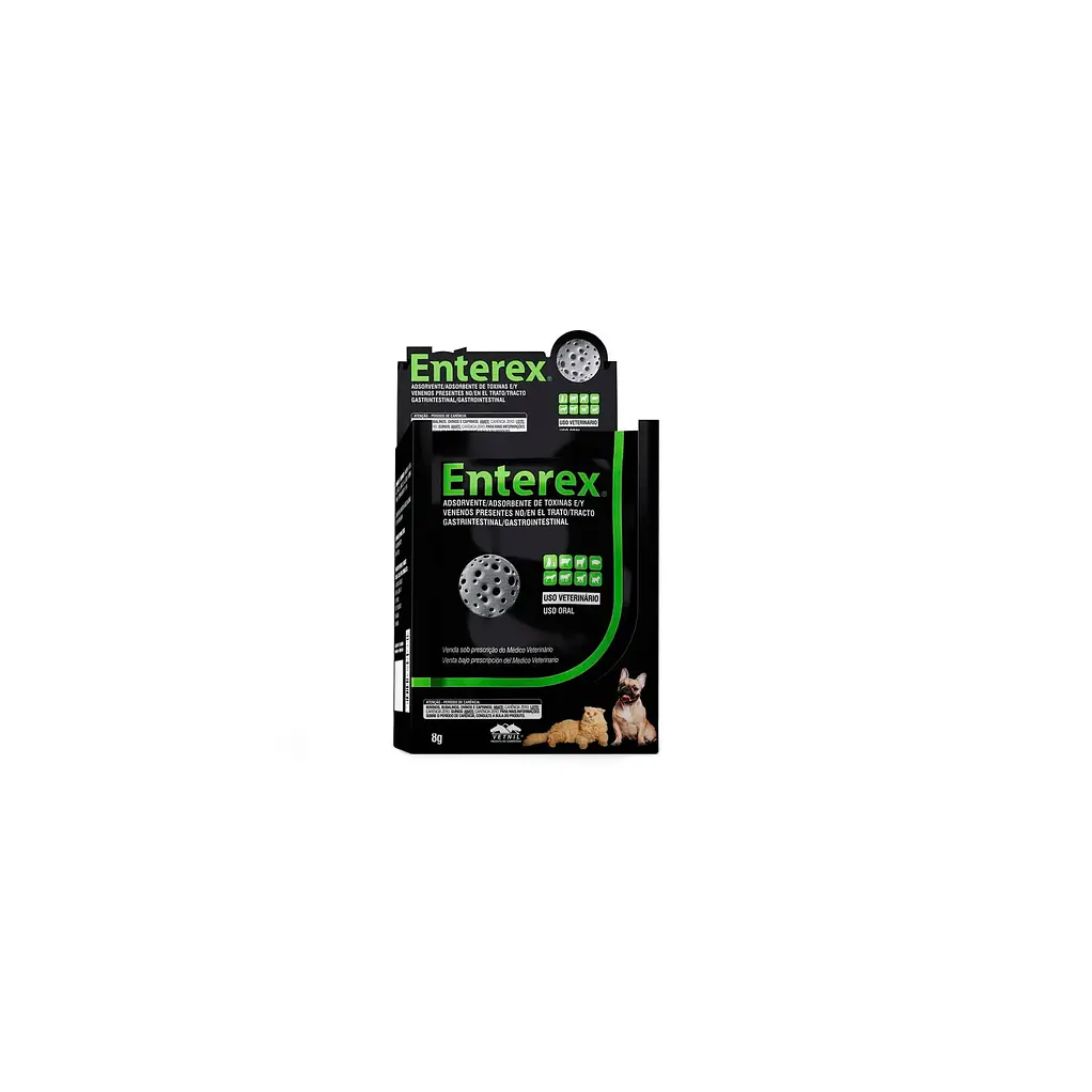 1 Sobre De Enterex 8g- Vetnil 2