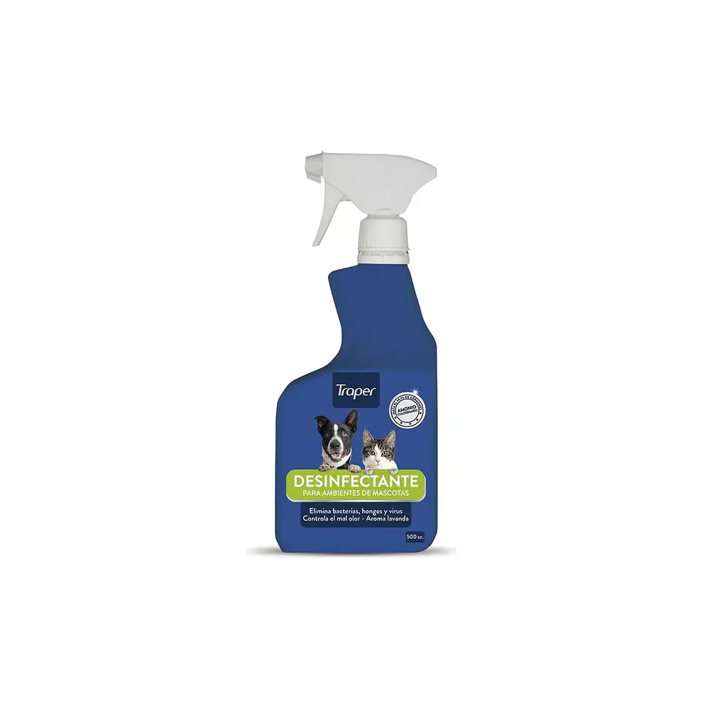 Traper Desinfectante De Ambientes De Mascotas 500 Ml 2