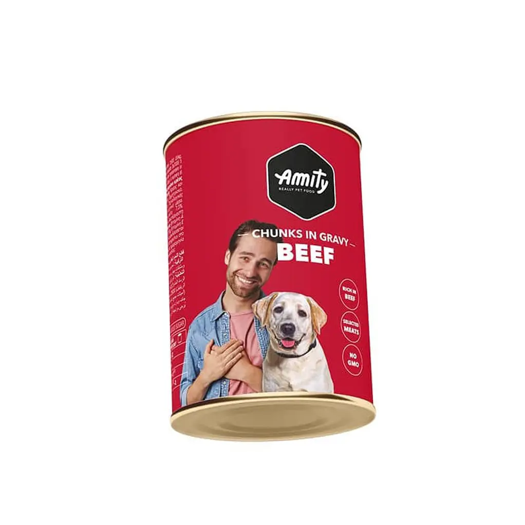 Lata Amity de carne 415 gr para Perros 1