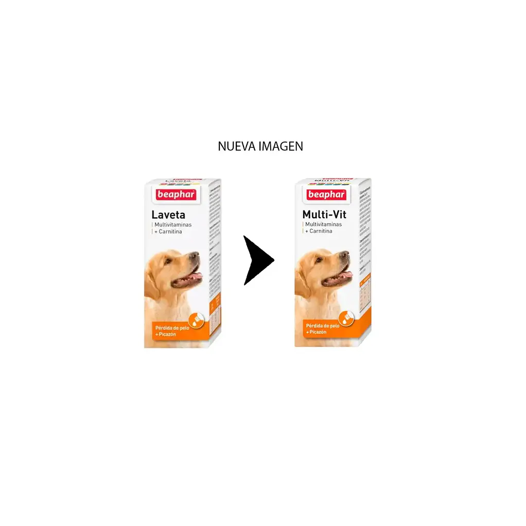 Beaphar Suplemento Laveta Carnitina para perros 50ml Multivitaminico. 2