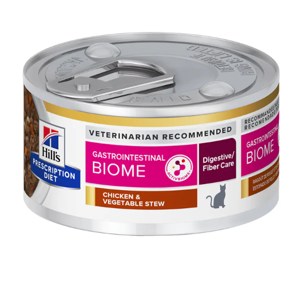 Lata Hill´s Gastrointestinal BIOME para Gatos 82gr 1