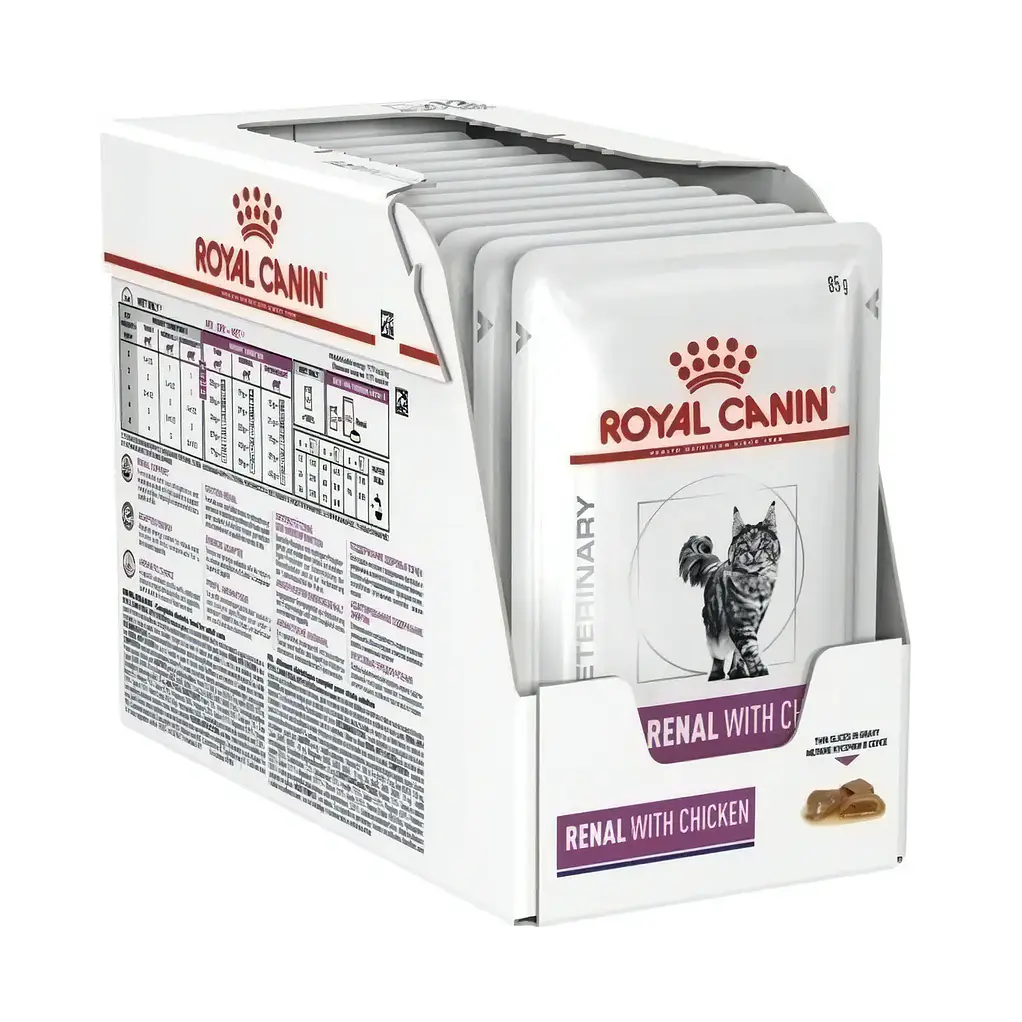 12x85gr Sobres De Alimento Renal Para Gato Royal Canin 2