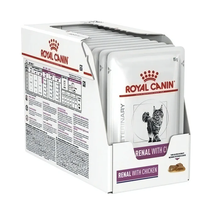 12x85gr Sobres De Alimento Renal Para Gato Royal Canin 2