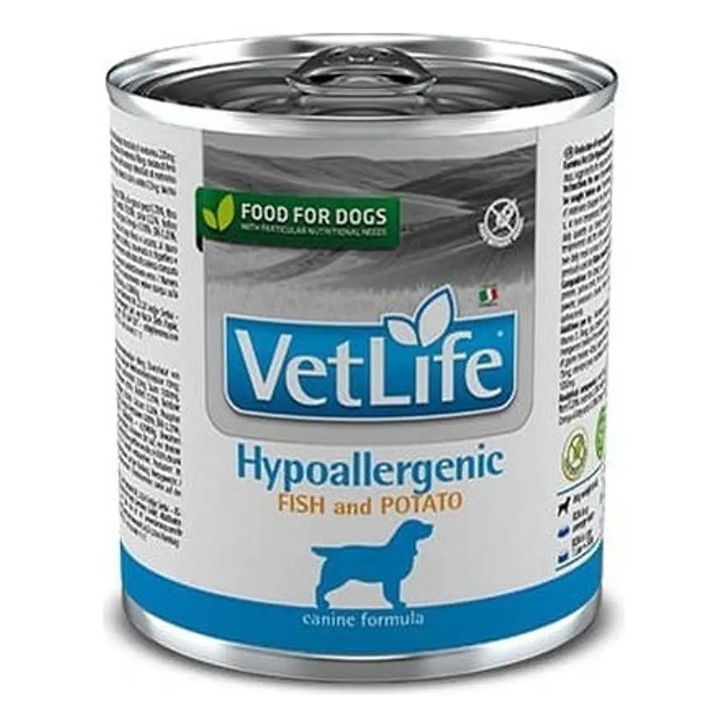 6x Vet Life Perro Hipoalergénico Pescado/potato Lata 300 Gr 1