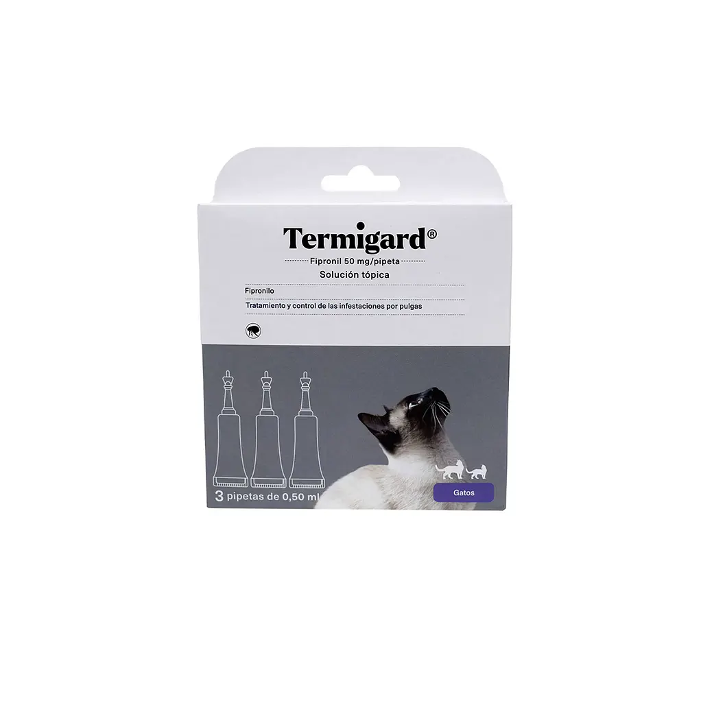Pipeta tratamiento Control Infecciones gato 0.50 ml 3 un 1